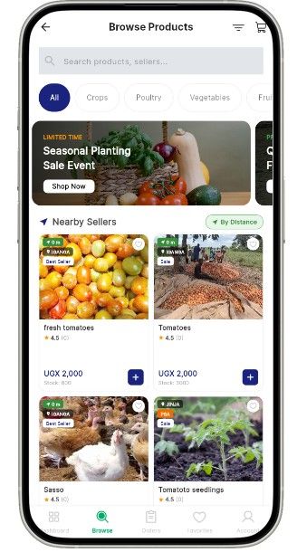 SAYE Katale browse products showing seasonal sale