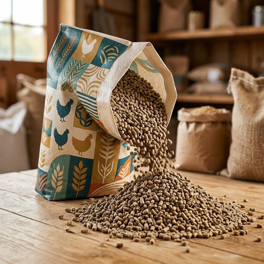 Premium poultry feed pellets